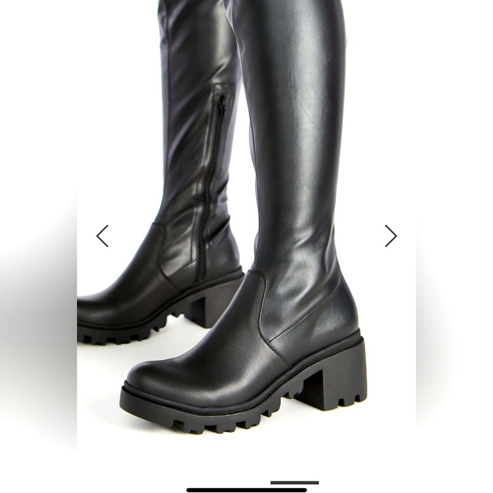 Black boots over the knee